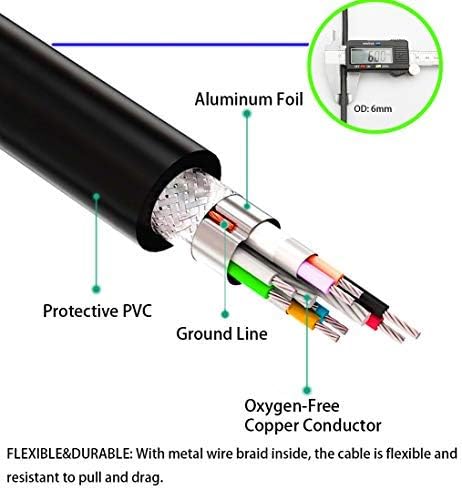 Ruaeoda USB to USB Cable Male to Male 20 ft, Long USB 3.0 Cable A to A for Data Transfer Hard Drive Enclosures, Printer, Modem, Cameras