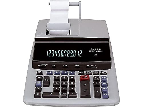 Sharp VX2652H VX2652H Two-Color Printing Calculator Black/Red Print 4.8 Lines/Sec