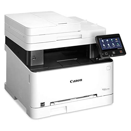 Canon imageCLASS MF644Cdw Wireless Laser All-in-One Color Printer, Print Scan Copy Fax, Automatic Duplex Document Feeder, 22 ppm, 600x600dpi, 30 Bonus