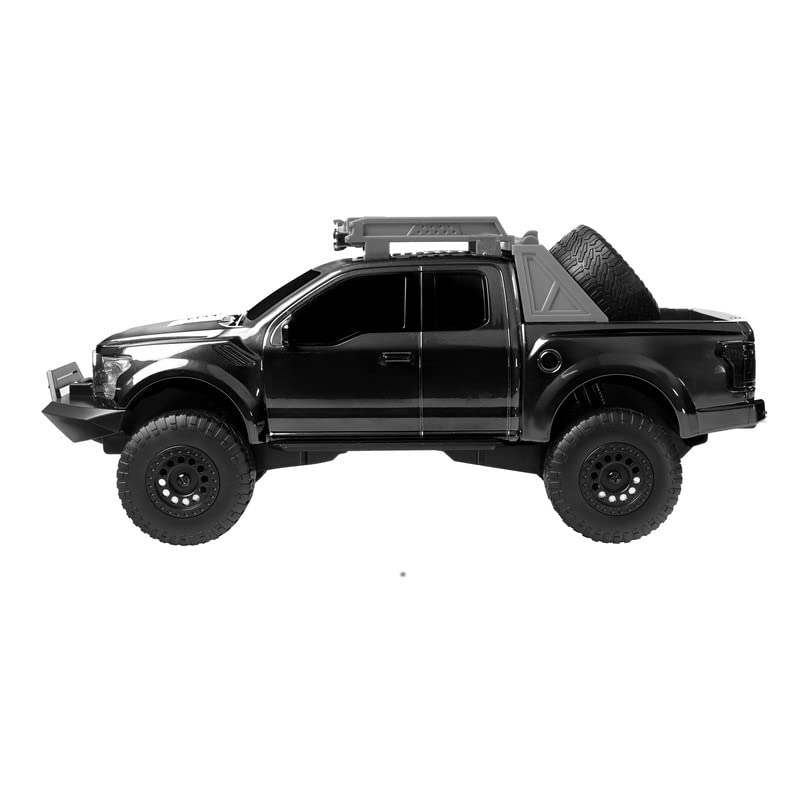 QFX Bluetooth 150 Pickup Truck Replica Speaker, 3-inch Speakers, Hands Free Link, Built-in Microphone, FM Radio and LED Party Lights, Black