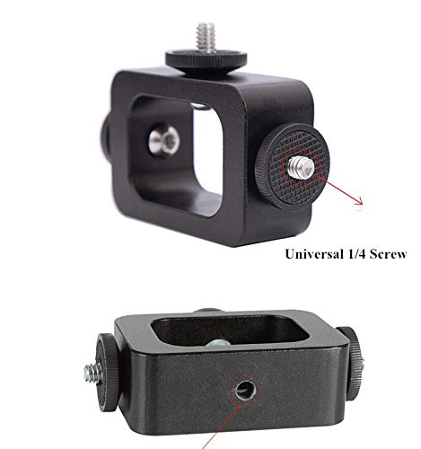 Tripod Mount Adapter Kit for 3 Devices. Works with Smartphones, iPhone, Android, GoPros, DSLR Cameras, Mic, LED, Ring Lights. Perfect for Vlogging