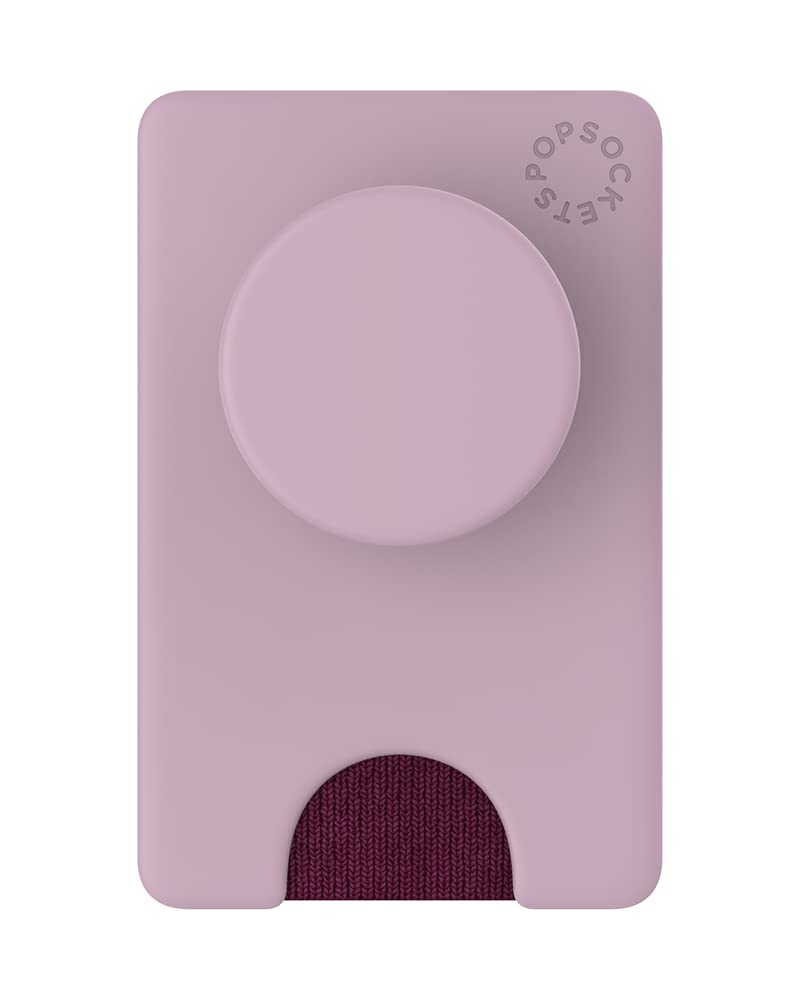 PopSockets Adhesive Phone Wallet and Card Holder with Grip, Light Pink - Blush Pink