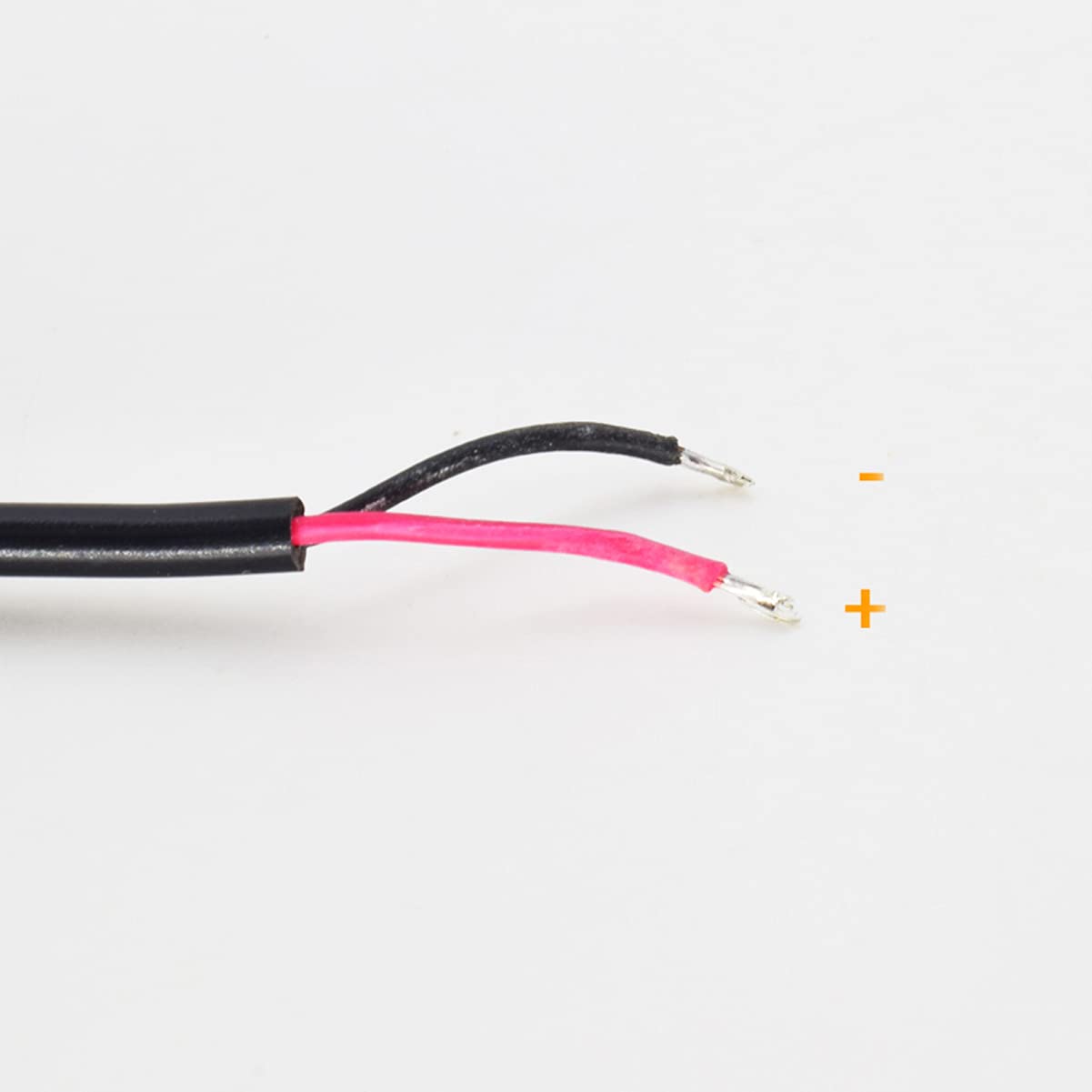 ELNONE 5PCS Micro USB Male to Open-end Cable - 30cm/12inch, 22AWG, 5V 3A DIY Power Charge Cable with Quick Wire Connector