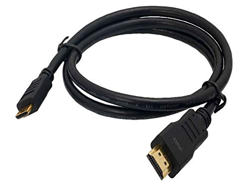 ienza HDMI Cable Cord for Canon PowerShot ELPH 530HS SX530HS SX60 HS, EOS Rebel T5 T5i T6 T6i T6S T7 T7i (See Compatibility List Below Before Buying)