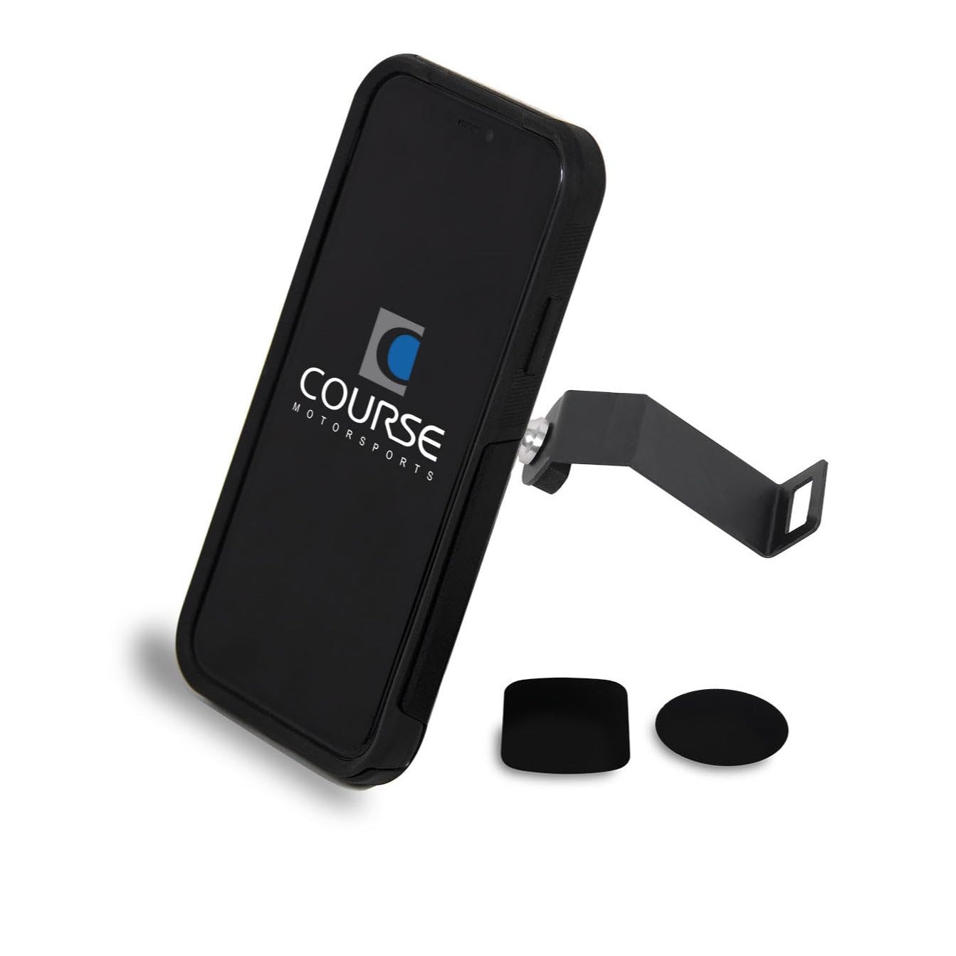 Course Motorsports Direct Fit Phone Mount: Dodge Durango (2021+) Cradle Head - No Charging Manual Closing (Black) Right