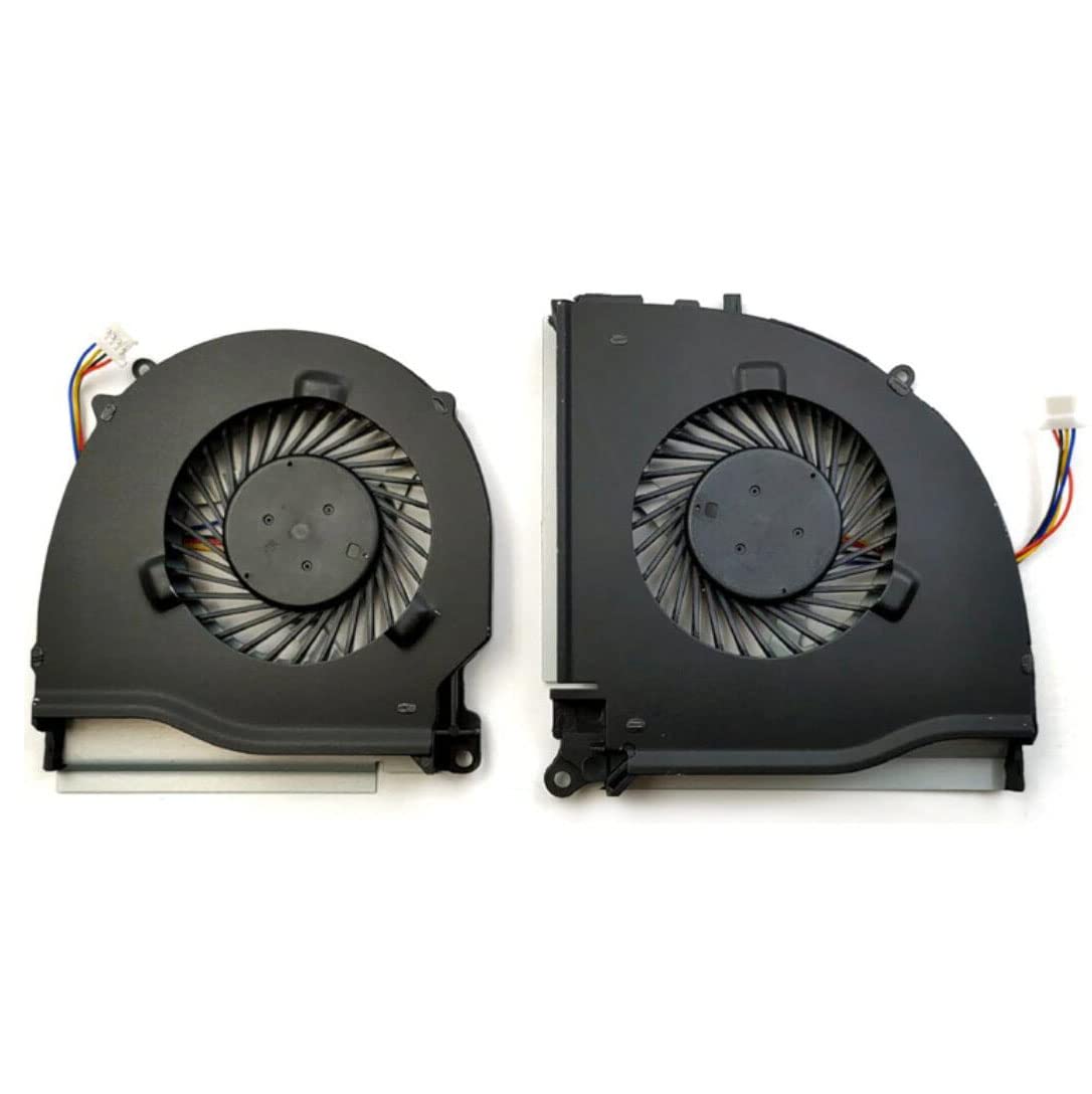 Fleshy Leaf New CPU+GPU Cooling Fan Replacement for DELL 15-7000 15-7557 15-7559 Inspiron 5576 5577 7557 7559 Series DFS201105000T FGLQ DFS2001053P0T