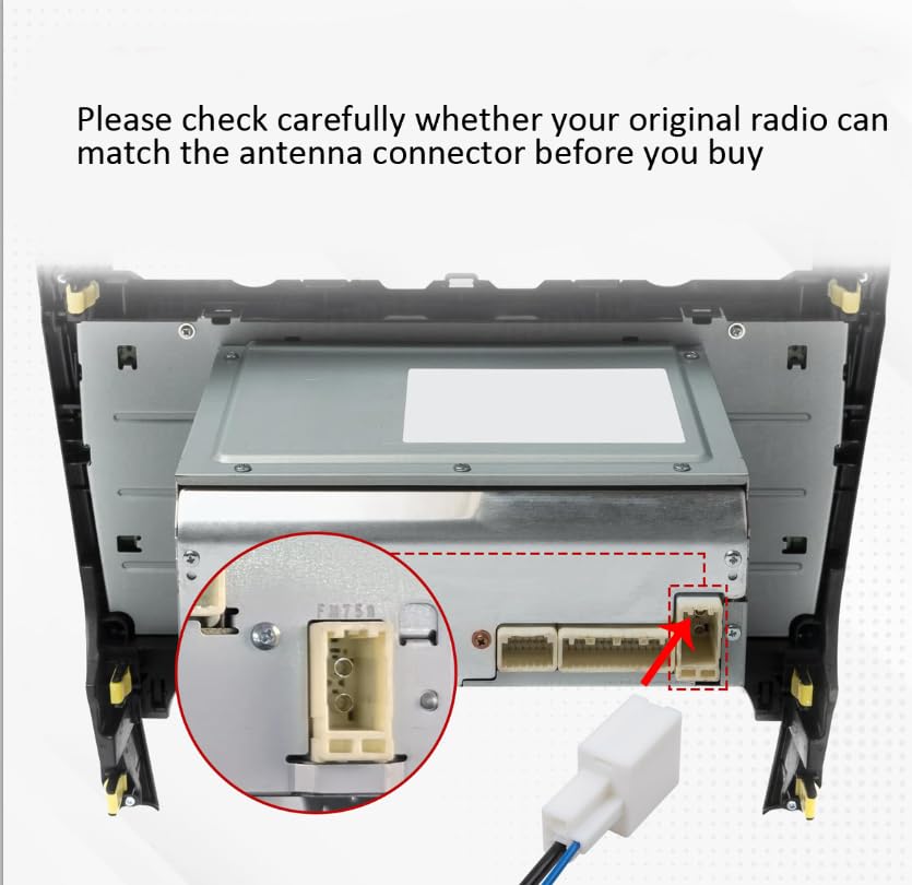 RicoRich Radio Antenna Adaptor Cable Wire Harness with Amplifier 40-LX11 for Lexus Toyota 2009-Up 4Runner Tacoma Tundra Corolla Camry RAV4 Highlander