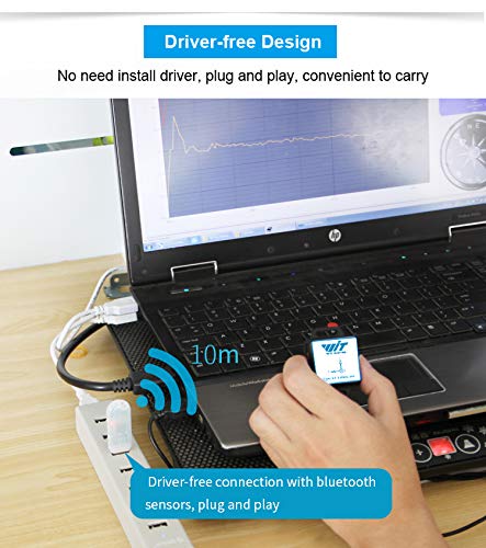 WitMotion USB-HID Wireless Bluetooth Adapter, HID Tech, BT-02 ChipCH340 Driver, Anti-Dust, Small-in-size, Plug & PlayDongle for WITMOTION Bluetooth