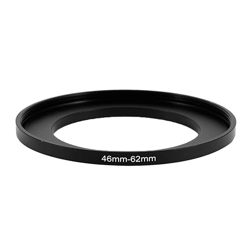 uxcell 46mm-62mm Camera Lens Filter, Metal Camera Filter Step Up Ring Adapter 46mm Lens to 62mm Filter, Hood, Lens Converter, Stepping Rings Adapter