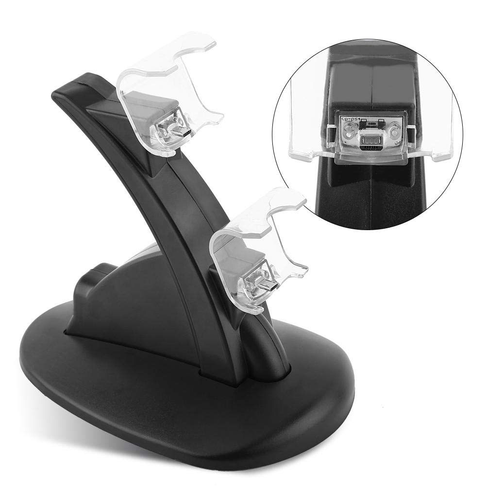 Yoidesu Controller Charger Station,Controller USB Charging Station Dock for with USB Charging Cable,Fast Charging Station for/Slim/with Blue LED