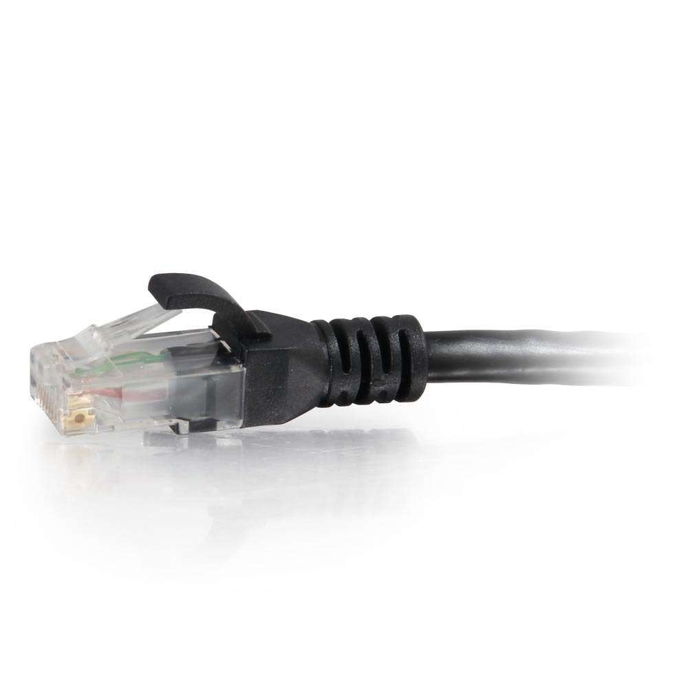 C2G 10293 Cat6 Cable - Snagless Unshielded Ethernet Network Patch Cable, TAA Compliant, Black (7 Feet, 2.13 Meters)