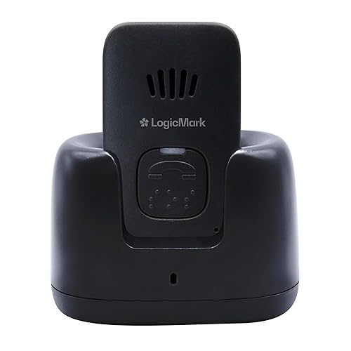 LogicMark Guardian Alert 911 Plus - No Monthly Fees, 2-Way Emergency Pendant for Seniors, with Fall Detection, Water Resistant, Direct 911 Connection