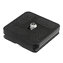 Fotasy 40mm Arca Swiss Plate, 40 mm QR Plate, Quick Release Plate, Small Arca Plate, Tiny Quick Release Plate fits Arca-Swiss Standard Clamp
