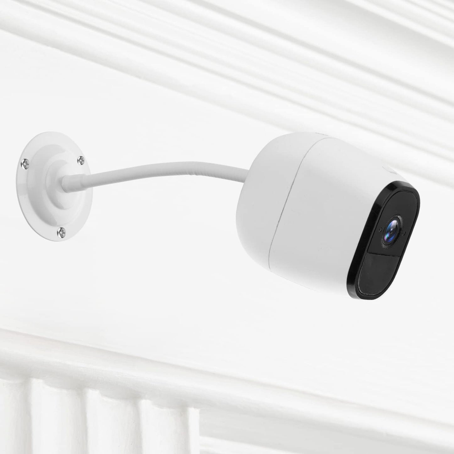 Mippko 2 Pack Camera Flexible Wall Mount Holder Compatible with Arlo/Blink/Reolink/Nest/Wyze/SimpliSafe Camera,Adjustment 8 inch Long Gooseneck Arm
