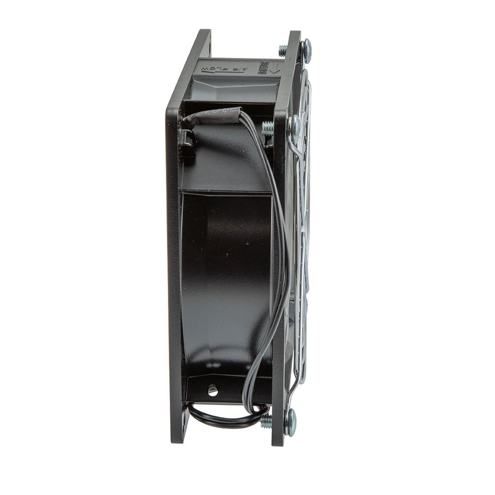 NavePoint 19 Inch Rack Mount AC Fan, Quiet 120mm Server Rack Fan, 4.7 Inch Length, Black