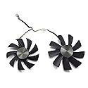 inRobert GAA8S2U GA91S2H Video Card Fan Replacement for Zotac GTX 1070 Ti Mini,GTX 1080 Ti Mini Graphic Card (Fan-AB)