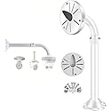 Coolotic 11.8"-23.6" Telescopic Adjustable Camera Mount Bracket, Heavy Duty Metal Wall Ceiling Mount for Dome CCTV Security Cameras, Universal