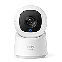 eufy Security Indoor Cam C210, 1080p Resolution Security Camera with 360° PTZ, Plug-in Security Indoor Camera with 2.4G Wi-Fi, Human/Motion AI, Night