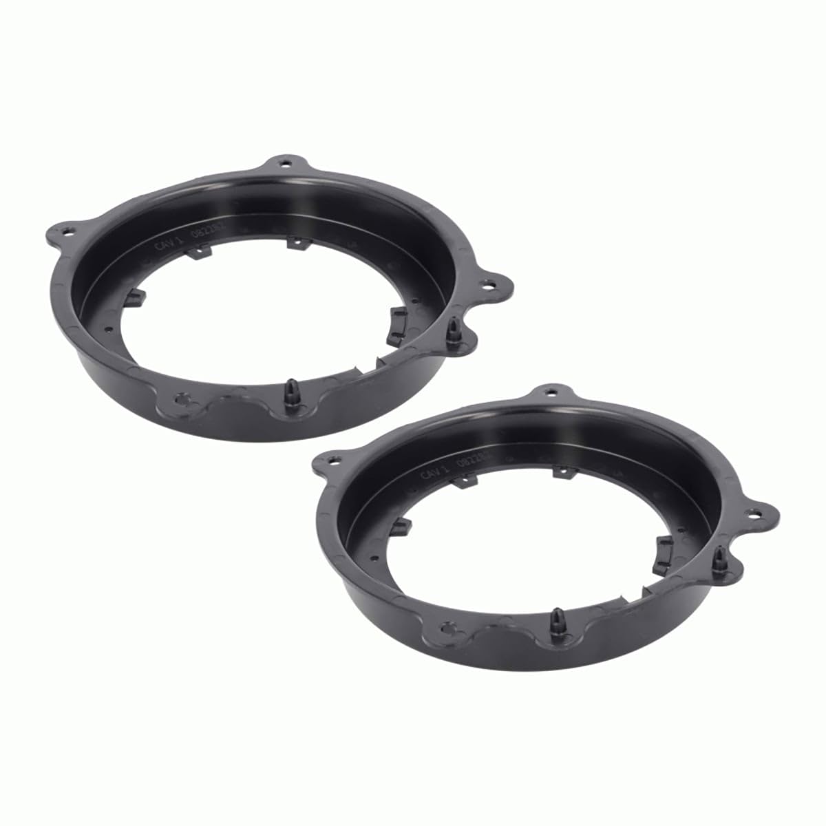 Metra Speaker Adapter Plate for Tesla Model 3 2017-Up Model Y 2020-Up, Black, 2 Pack