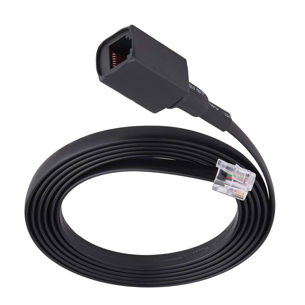 1.5 M/4.92ft 6Pin Removable Separation Handheld Mic Extension Cable Cord for FT-7800R, FT-8800R, FT-7900R, FT-8900R, etc.