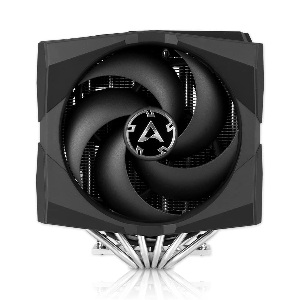 ARCTIC Freezer 50 (incl. A-RGB Controller) - Multi Compatible Dual Tower CPU Fan with A-RGB, CPU Air Cooler for AMD and Intel, Two Pressure-Optimised