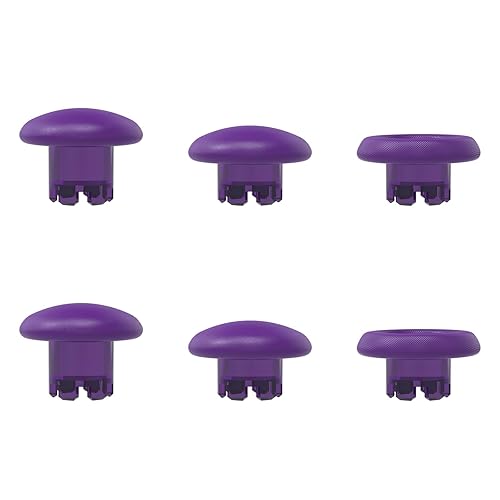Replacement Thumbsticks for PS5 Edge Controller - Swap Thumb Grips Buttons Accessories for PS5 Edge Controller (Purple)