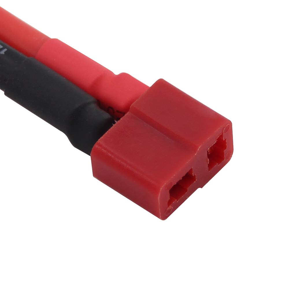 OliYin 3pcs XT90 Male to T Plug Female Connector Converter Adaptor with 12awg 1.96inch Cable(Pack of 3)