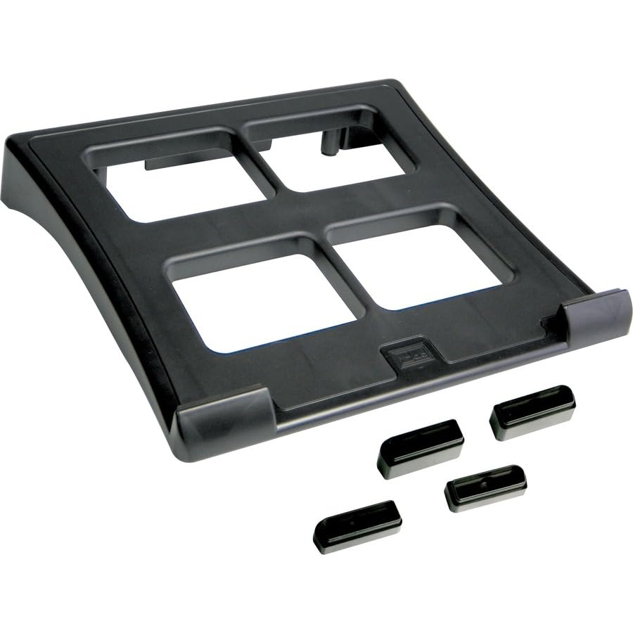 DAC Ventilated Height and Angle Adjustable Laptop Stand Riser for Desk, Non-skid, Cable Management Included 2.6" x 11.5" x 13"