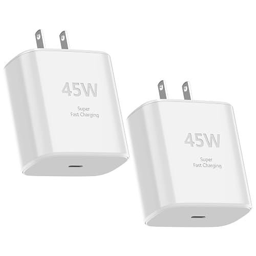 45W USB C iPhone 17 16 Super Fast Charging,iPhone 17 Pro Max Fast Charger Block for iPhone 17/17 Plus/17 Pro Max/16/16 Plus/16 Pro Max/15 Pro Max/iPad