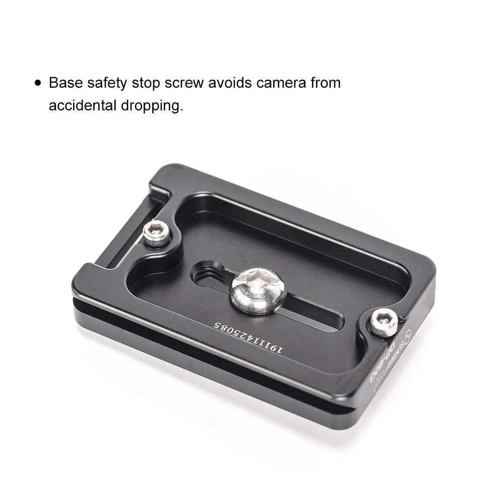 DP-60G Universal QR Plate, elaborately CNC machined from Aero-Space Grade Aluminum Material