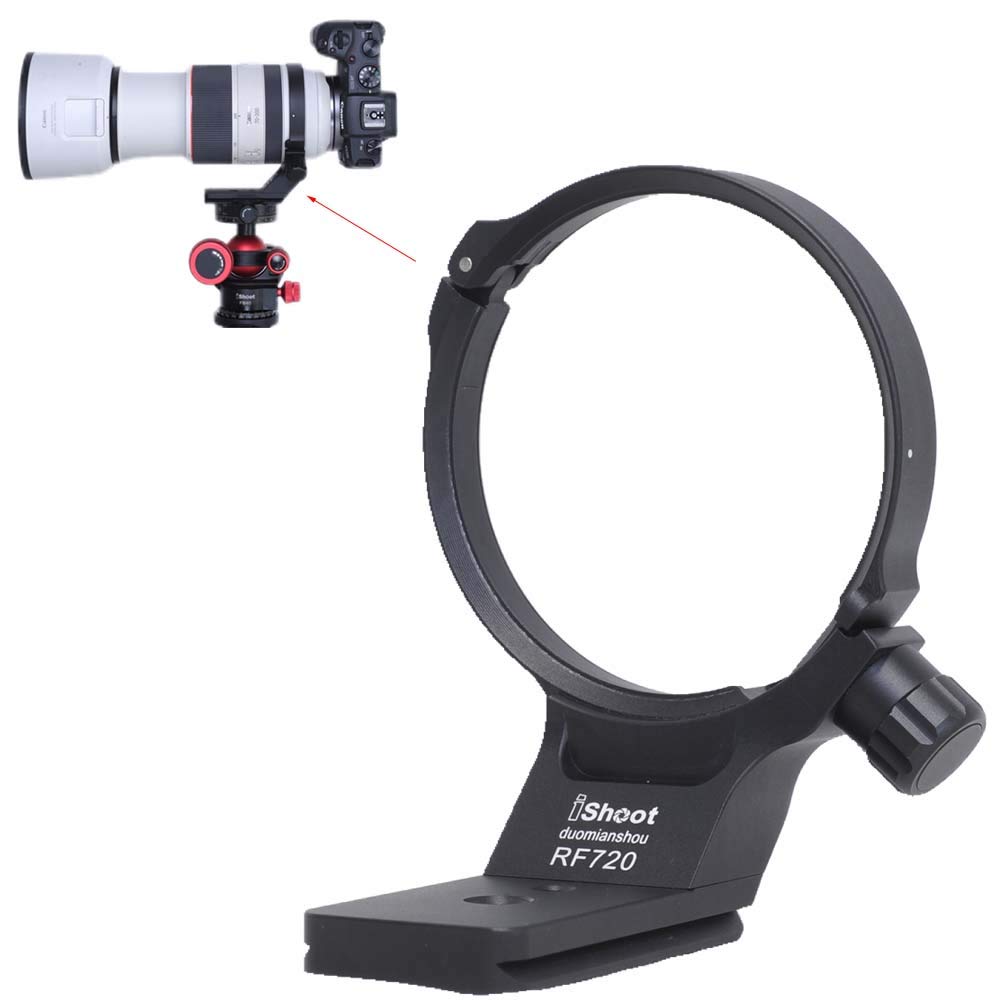 iShoot Metal Lens Collar Tripod Mount Ring Compatible with Canon RF 70-200mm f/2.8L is USM E (III), Lens Support Holder Bracket Bottom is 39mm