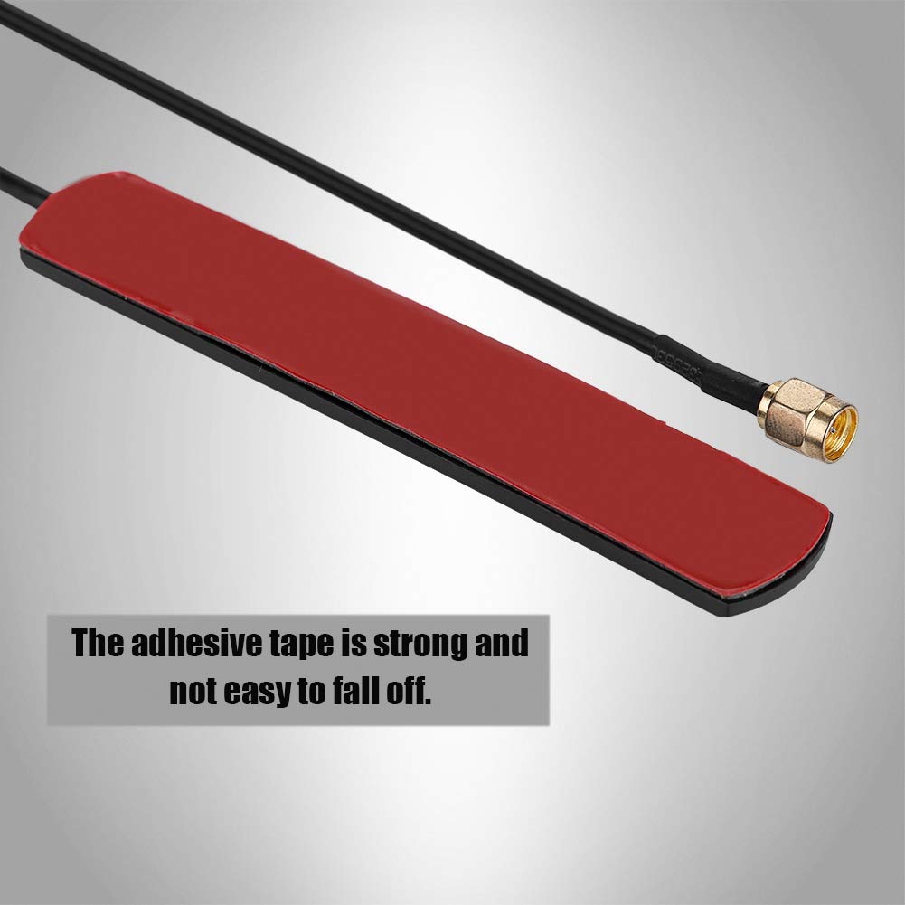 SMA Male Radio Antenna, Bidirectional Wideband Scanner Mobile Radio Antenna Glass Mount Mobile Full Band