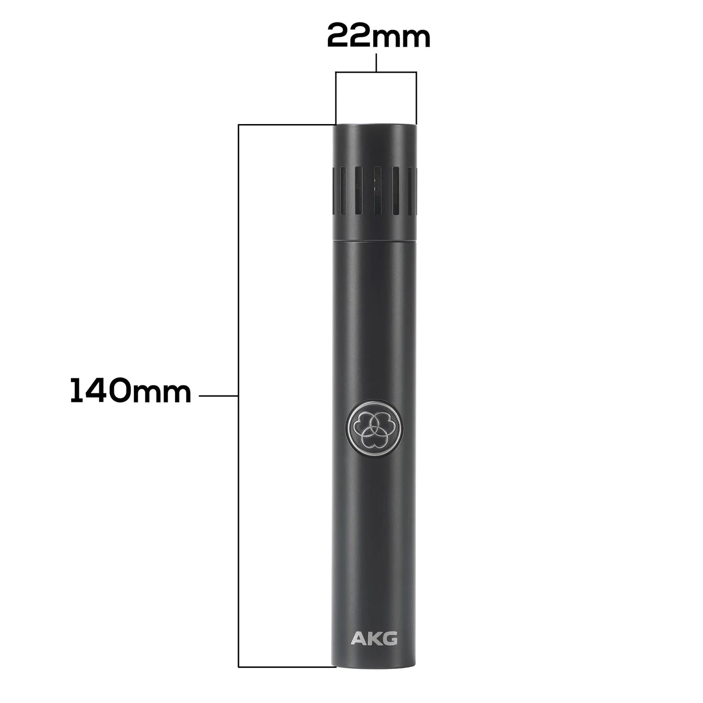 AKG Professional C151 Small Diaphragm Cardioid Condenser Microphone - XLR Studio Mic for Podcasting, Streaming, Broadcasting & Music Recording, High