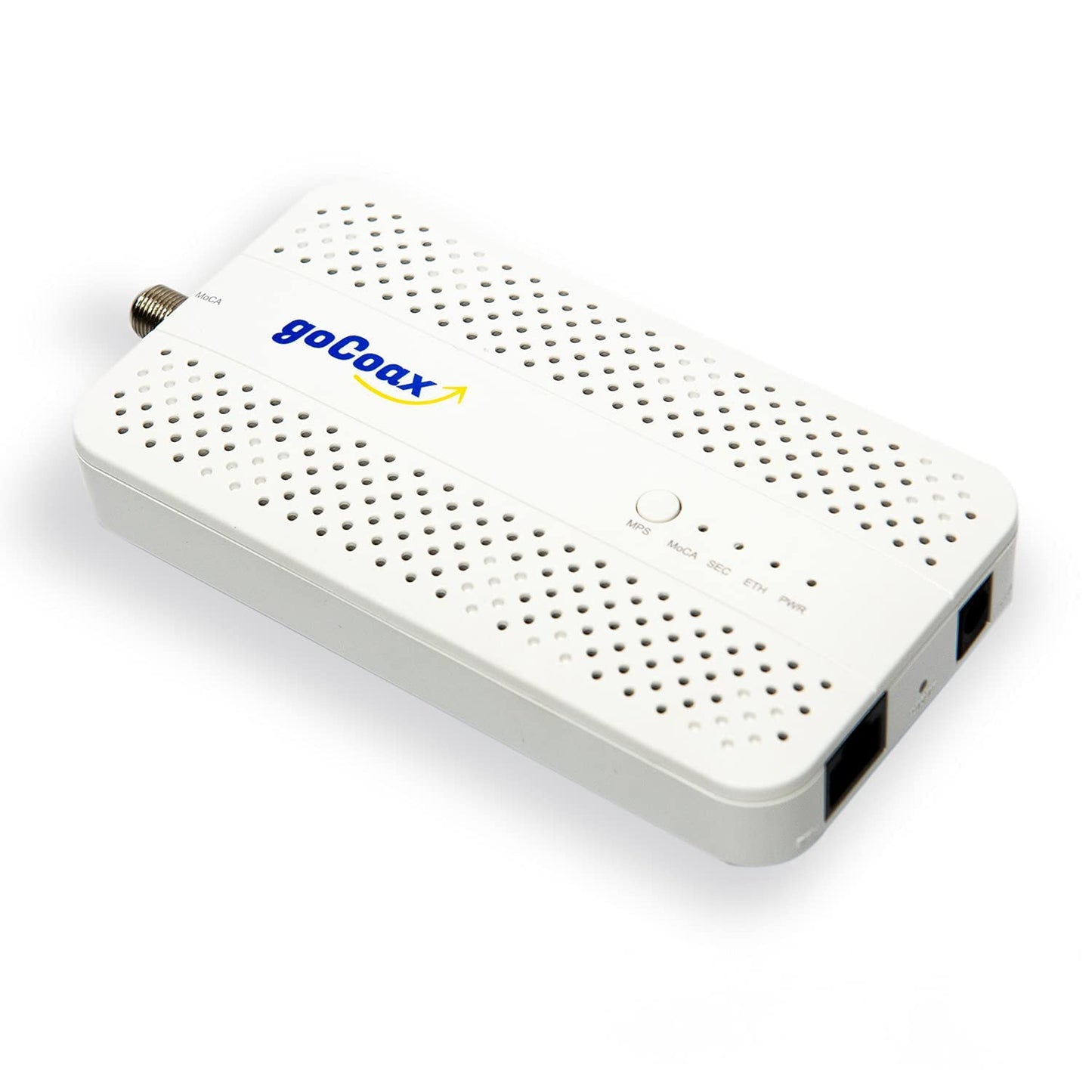 goCoax MoCA 2.5 Adapter with 2.5GbE Ethernet Port | MA2500D Ethernet Over Coax for Gaming & 4K Streaming | 2.5Gbps, Plug and Play | for Homes