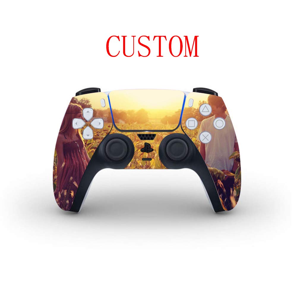 Custom Vinyl Skin Sticker Decal Cover for PS5 PlayStation Controller with Your Own Picture