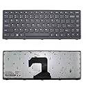 New Black Laptop Keyboard with Frame Replacement for Lenovo IdeaPad S300 S400 S405 S410 S305 S415 Us Layout