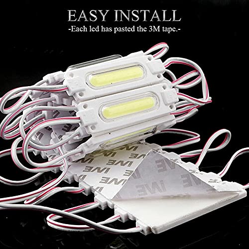 YSY LED Storefront Lights Outdoor Module Light COB LED Lights with Tape Adhesive Waterproof Storefront Window Light for Business Store Advertising