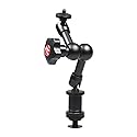 7" Friction Arm 360 Degree Adjustable with Cold Shoe Mount 1/4" Tripod Screw for DSLR Camera Rig, LCD Monitor, DV Monitor, LED Lights, Flash Light