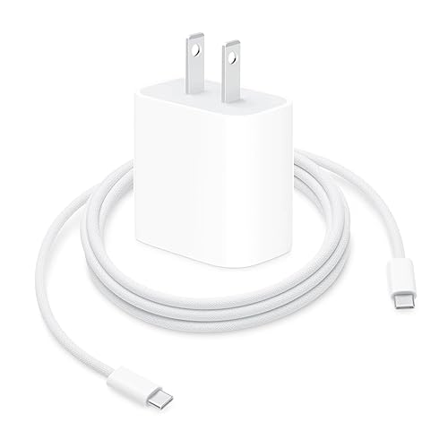 6FT 20W USB type C Charger Fast Charging for iPhone 16e 16 15,iPad 11 A16 2025 Air Pro 13/12.9,10th, 5/4, AirPods 4 4th ,AirPods Pro 2nd Gen, AirPods
