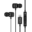 Headphones Wired with Lightning Connector, Wired Earbuds for iPhone, Apple MFi Certified Earphones with Microphone & Volume Contro, Compatible…