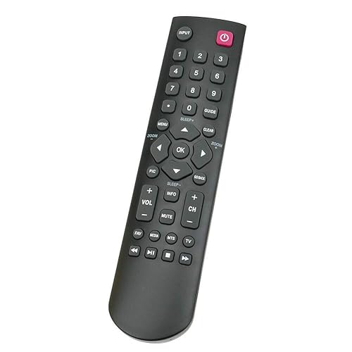 Replacement TV Remote Control Controller for TCL 32D100 32-Inch, 40D100 40-Inch, 49D100 49-Inch 720p/1080p LED TV (2017 Model)