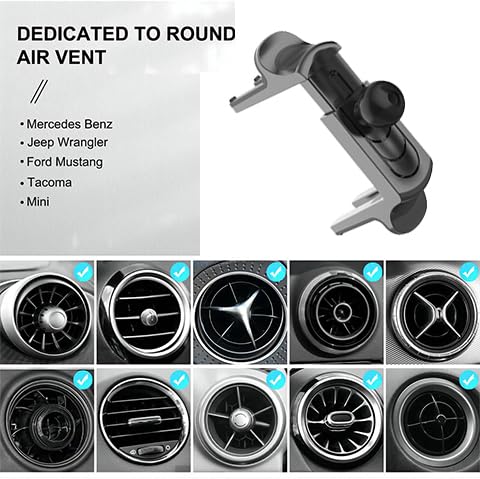 IACNLI Car Phone Holder Phone Mount Compatible with Mercedes Benz A/B/C/E/S-Class, GLC/GLE/GLS/GLB/GLA-Class 2016-2023 & Mini Countryman/Cooper