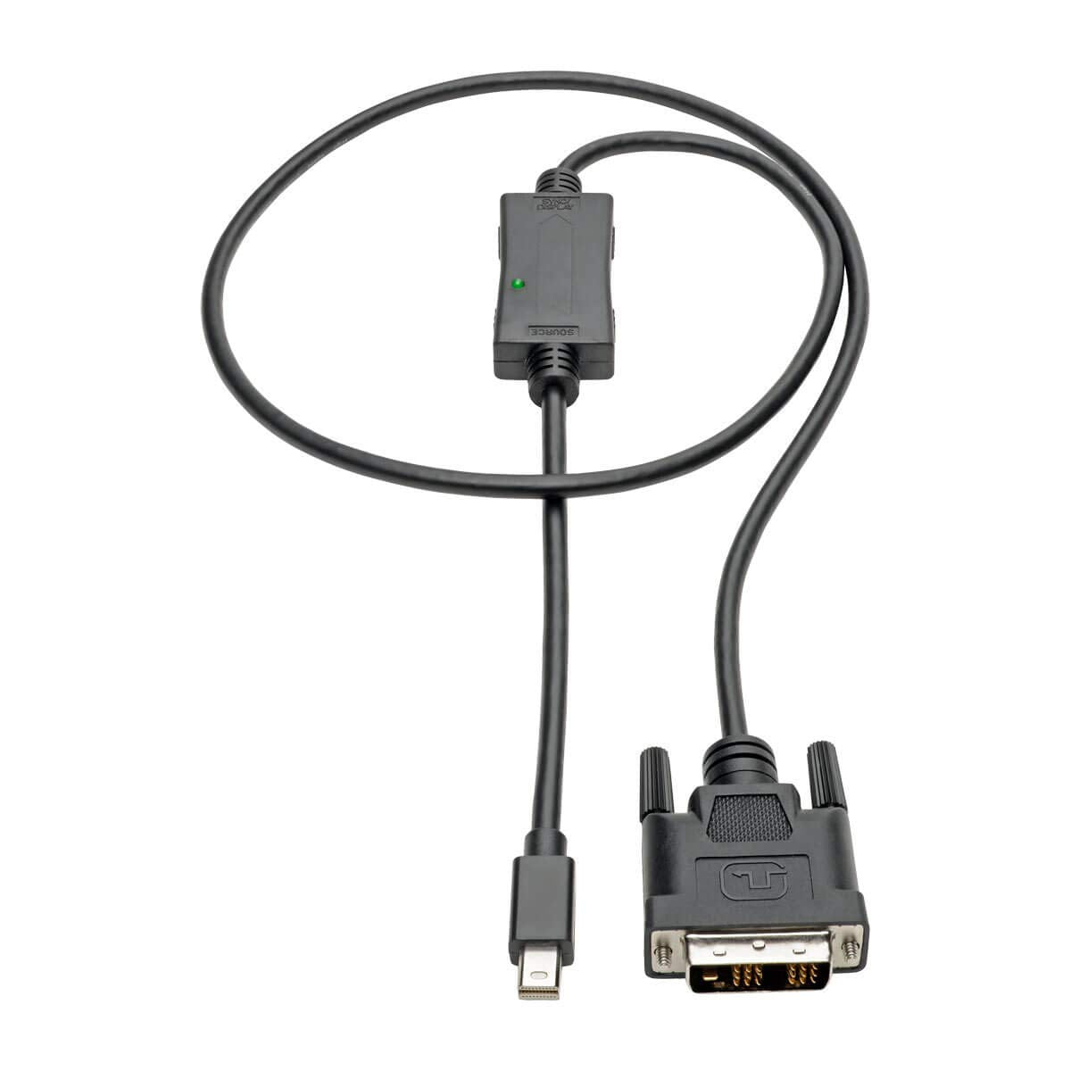 TRIPP LITE Mini DisplayPort to DVI Adapter Cable M/M 1080p to DVI 3' (P586-003-DVI)