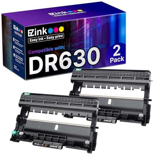 E-Z Ink Compatible Drum Unit (Not Toner) Replacement for Brother DR630 DR 630 to Compatible with DCP-L2520DW DCP-L2540DW HL-L2300D HL-L2305W HL-L2320D