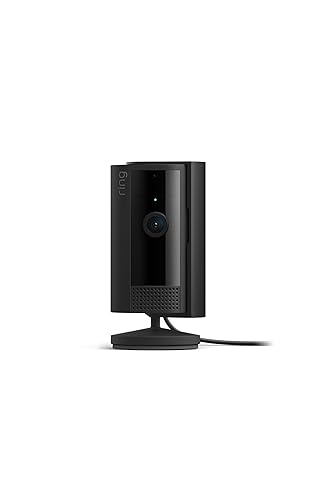 Ring Indoor Cam, Home or business security in 1080p HD video, Black