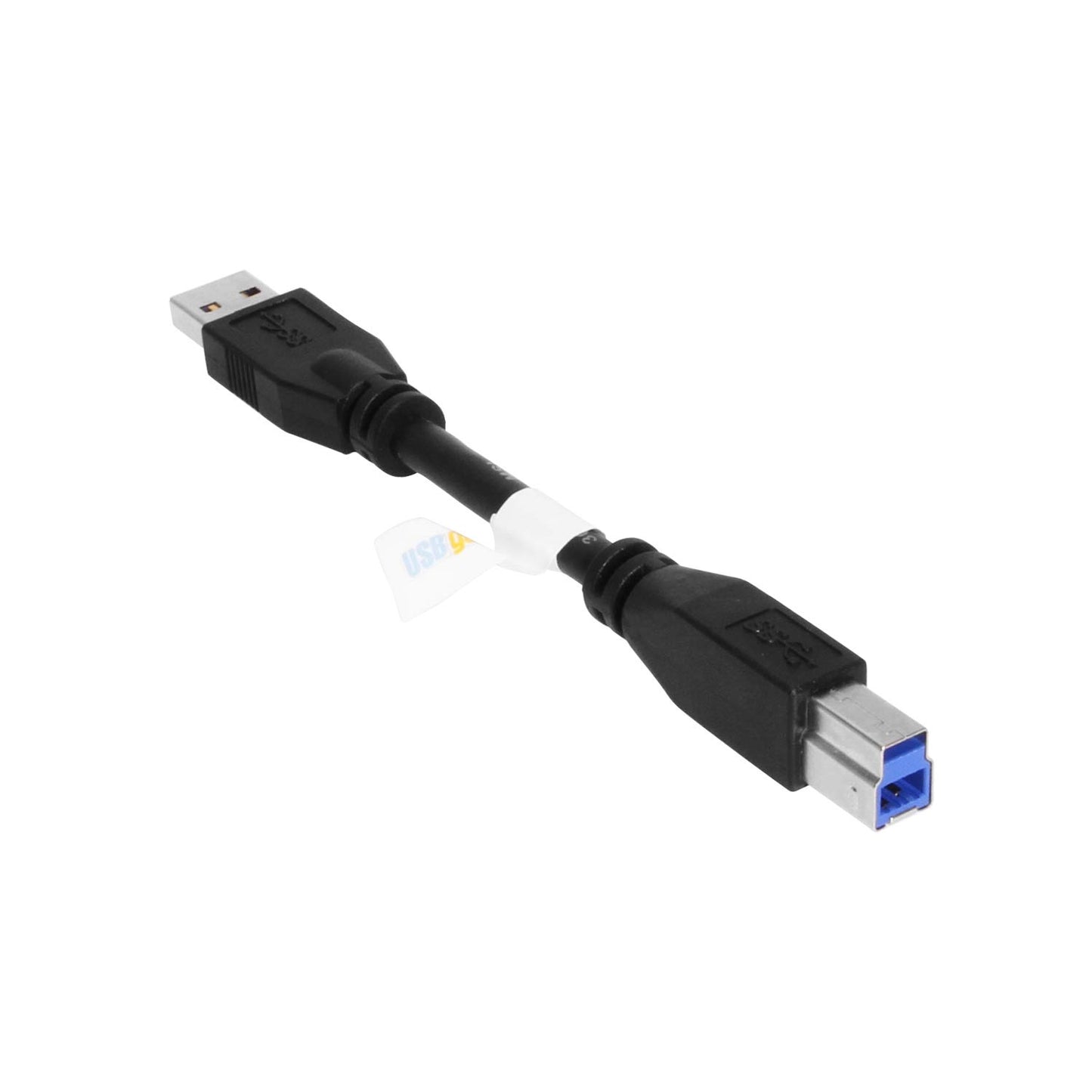 USBGear 6 inch USB A to B Cable - 5Gbps Data Transfer for Printers, Scanners, Industrial Devices