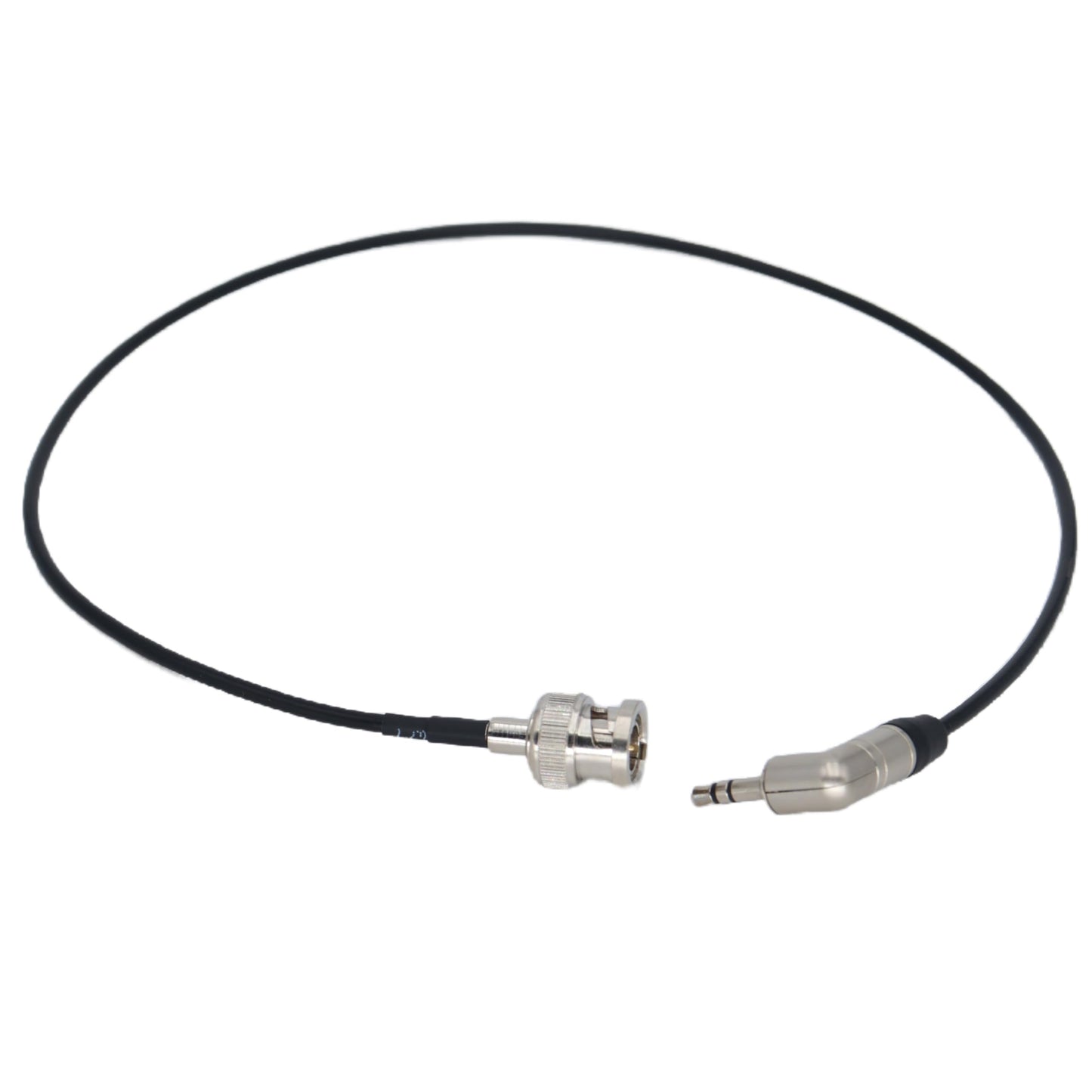 SZYingXian Timecode Cable Elbow 3.5mm to Straight/Right Angle BNC/SDI Cord for Canon C300/500, ARRI Amira, Zoom F8/F4, Blackmagic Pyxis, Sony Venice