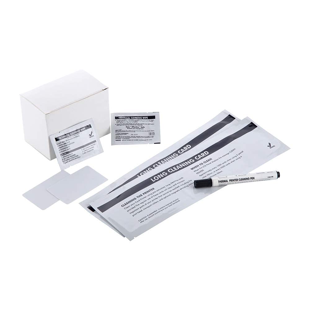 Evolis R5F008AAA Ribbon and DuraClean DC ACL002 Cleaning Kit for The Evolis Primacy Printer