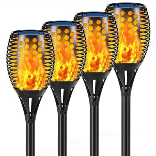 Aityvert Solar Torch Lights, 43" Flickering Flames 96LED Larger & Higher Torch Lights Outdoor Waterproof Landscape Decoration Lighting Dusk to Dawn
