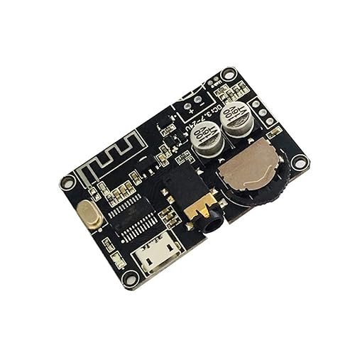 Taidacent DIY Bluetooth 5.0 Audio Receiver Module MP3 Decoder Board Car Wireless Music Receiver Headset Speaker Audio Amplifier Board Modification 3.5